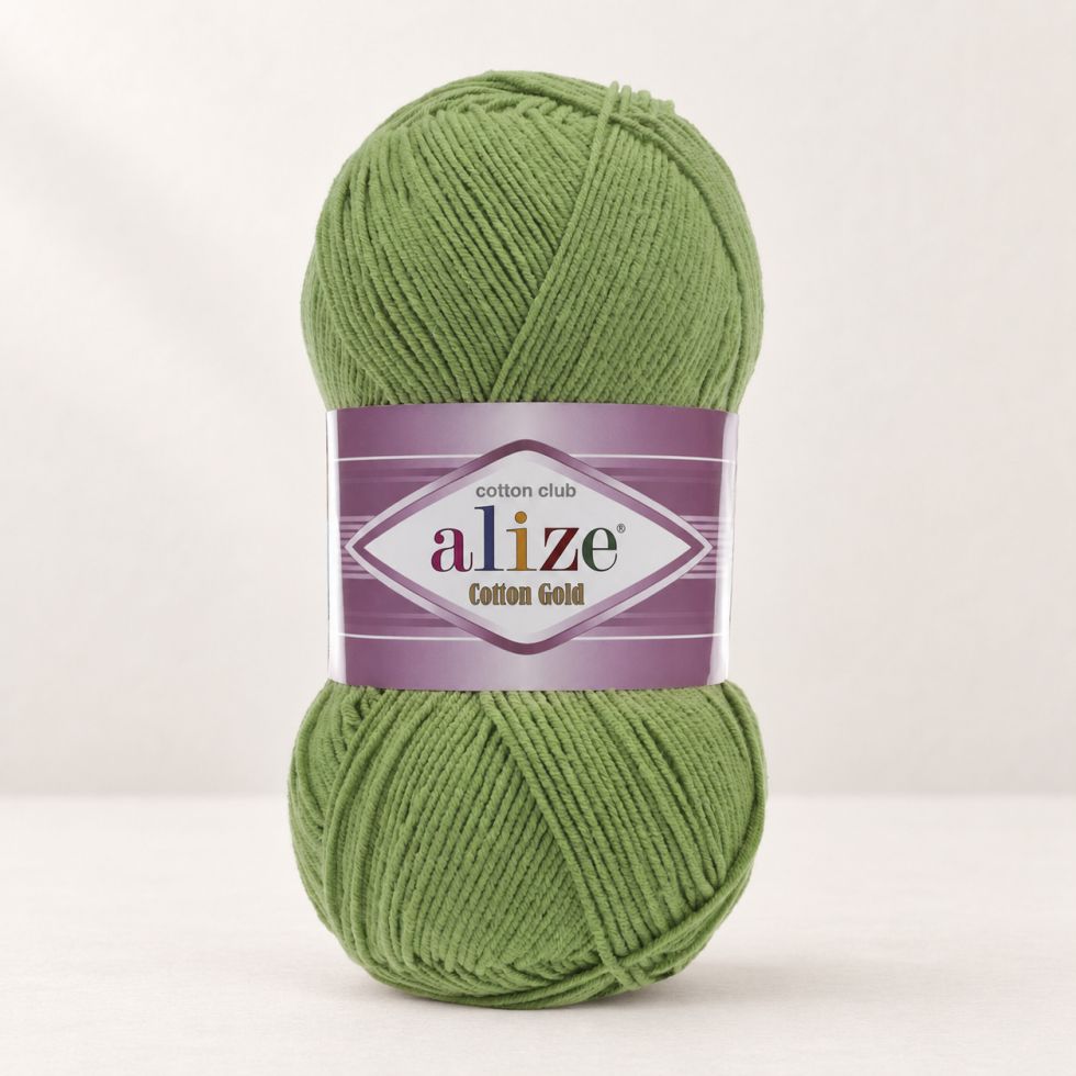 Alize Cotton Gold 485 - tmavá zelená