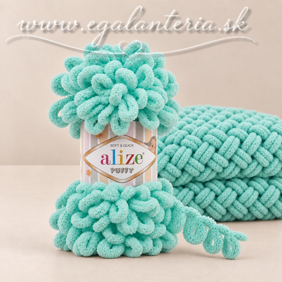 Alize Puffy 19 - mentolová