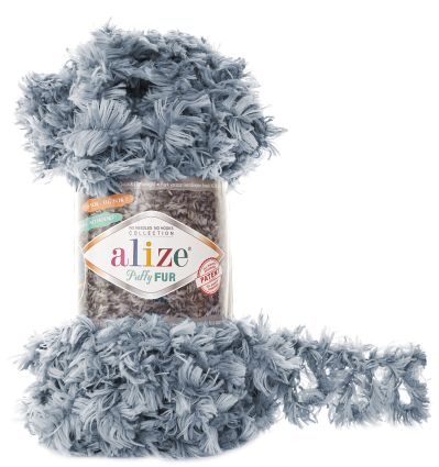 Alize Puffy Fur 6107 - šedá
