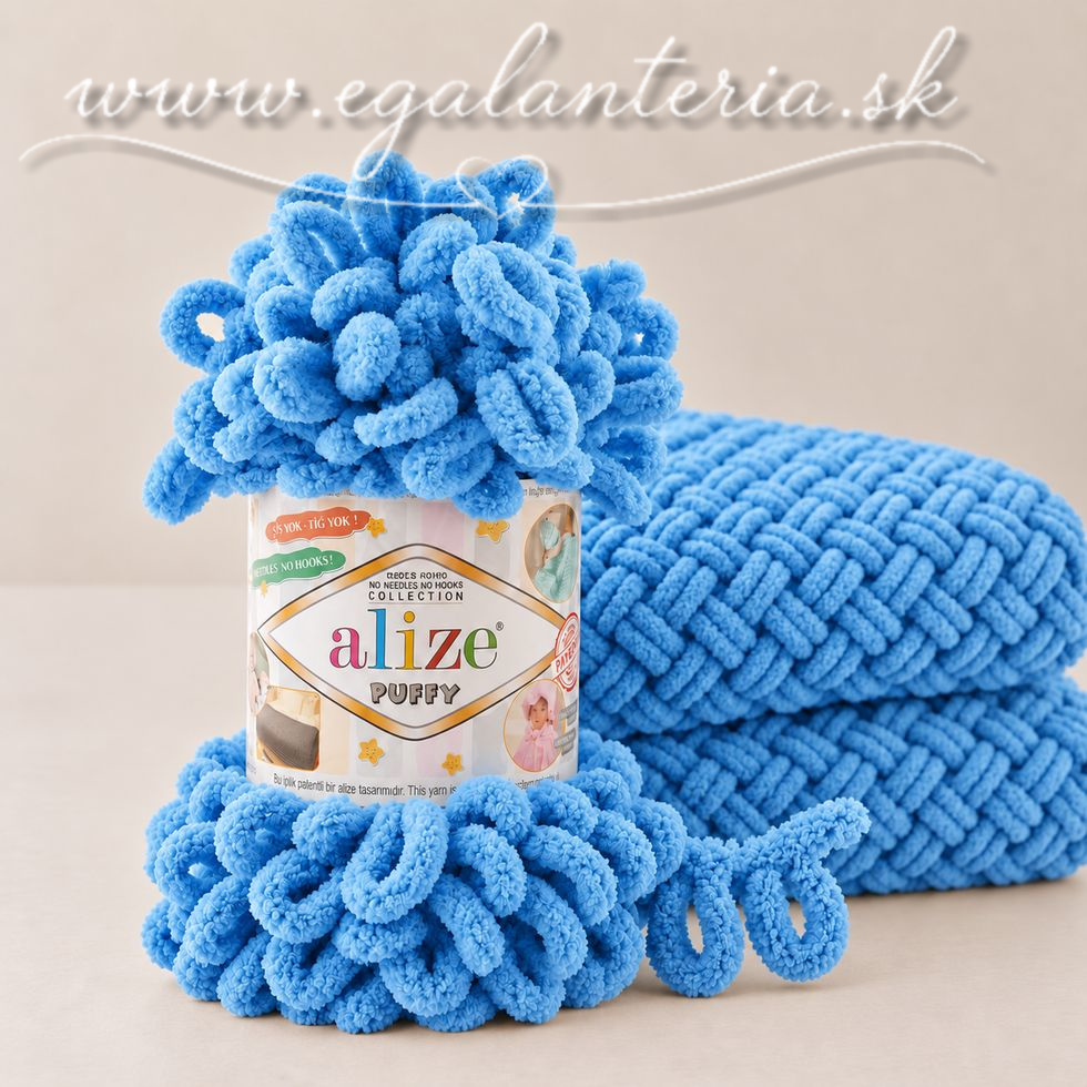 Alize Puffy 289 - modrá