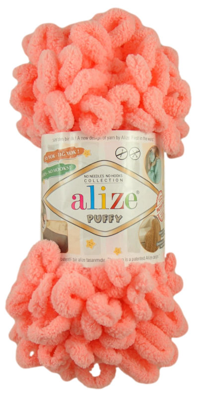 Alize Puffy 529 - svetlá lososová