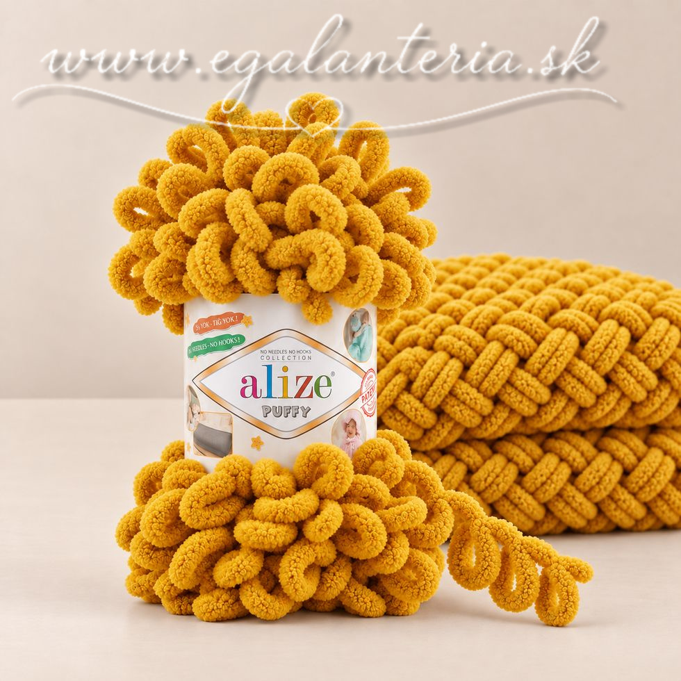 Alize Puffy 02 - horčicová