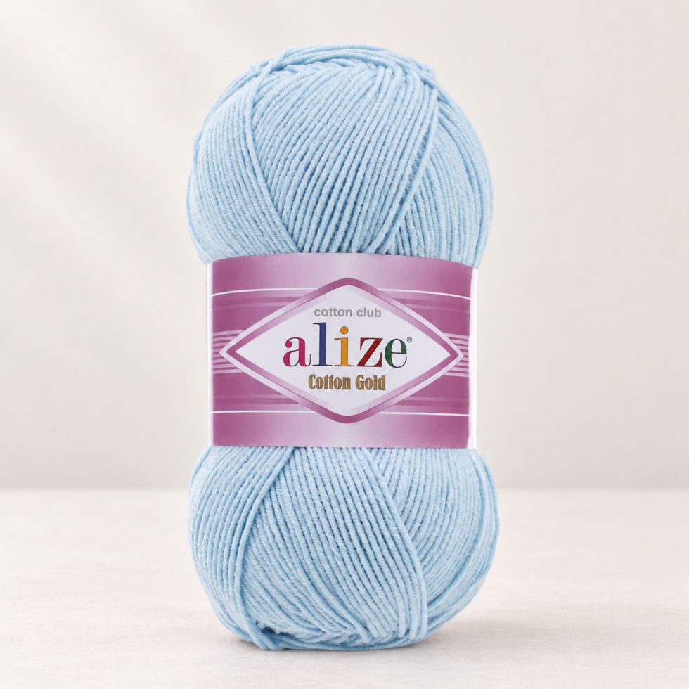 Alize Cotton Gold 513 - krištálovo modrá