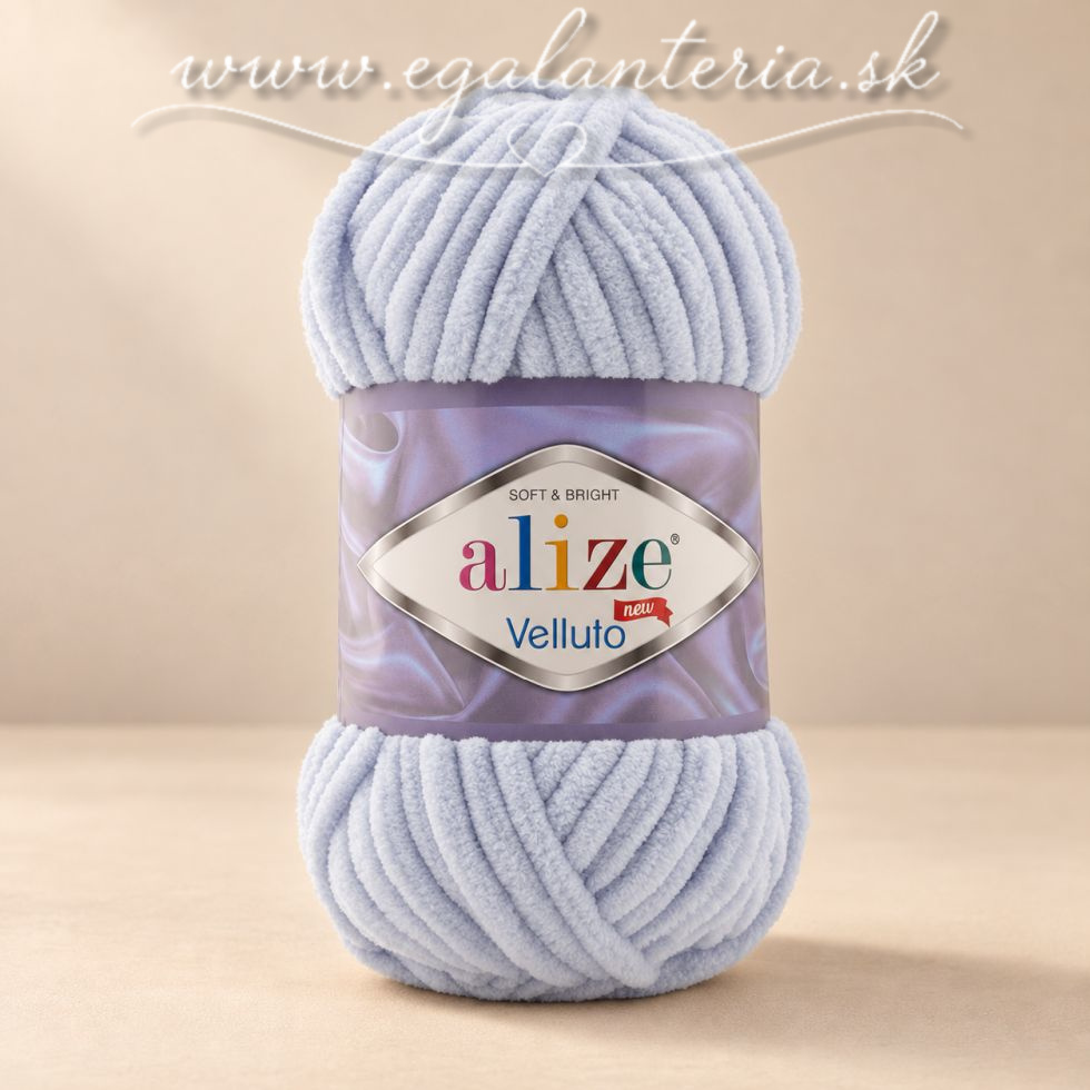 Alize Velluto 416 - šedá