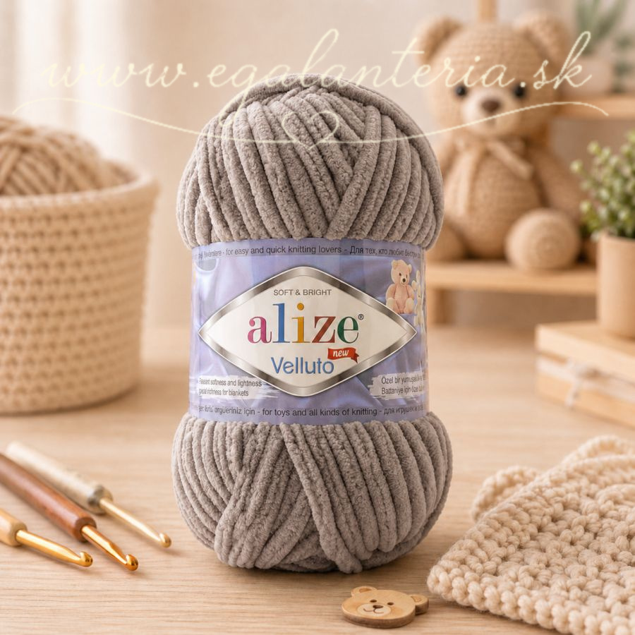 Alize Velluto 530 - béžová