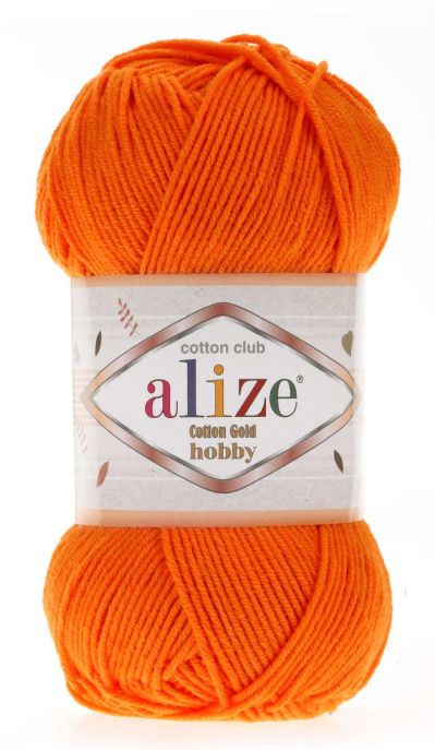 Alize Cotton Hobby 37 - oranžová