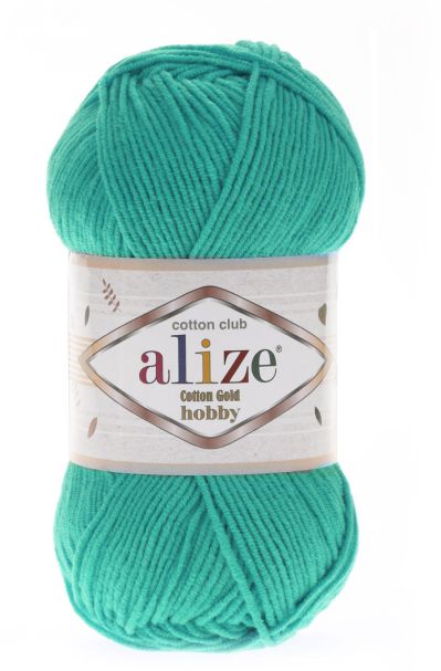 Alize Cotton Gold Hobby 610 - smaragdová
