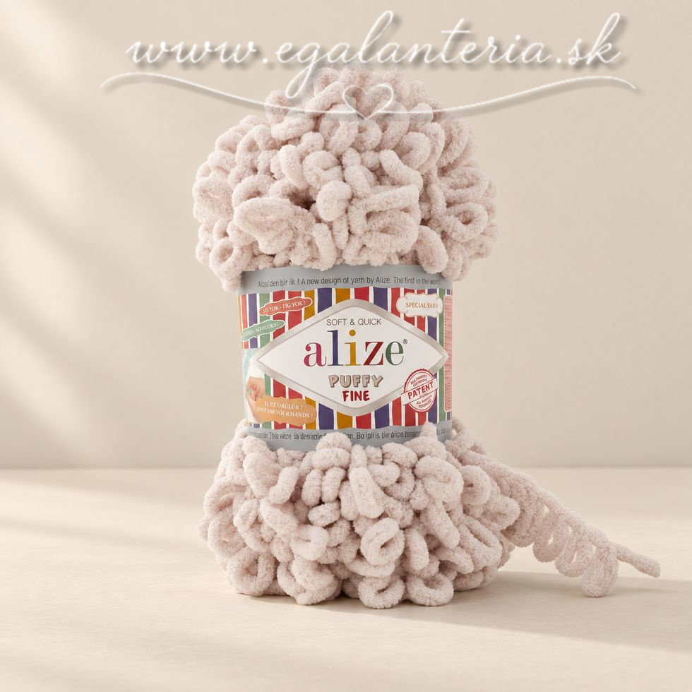 Alize Puffy Fine 599 - slonovina