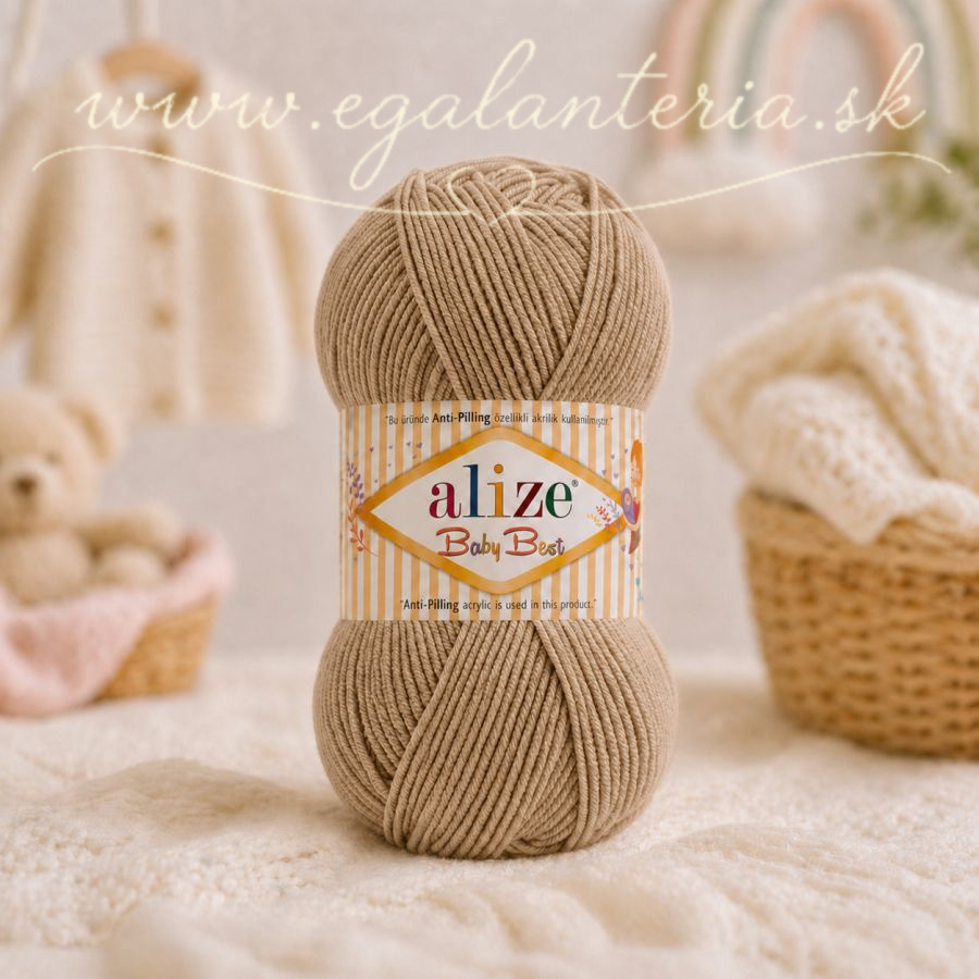 Alize Baby Best 368 - ťavia hnedá