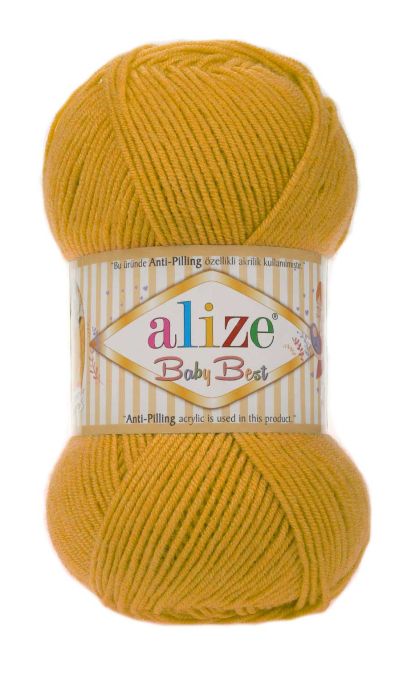 Alize Baby Best 281 - šafránová žltá