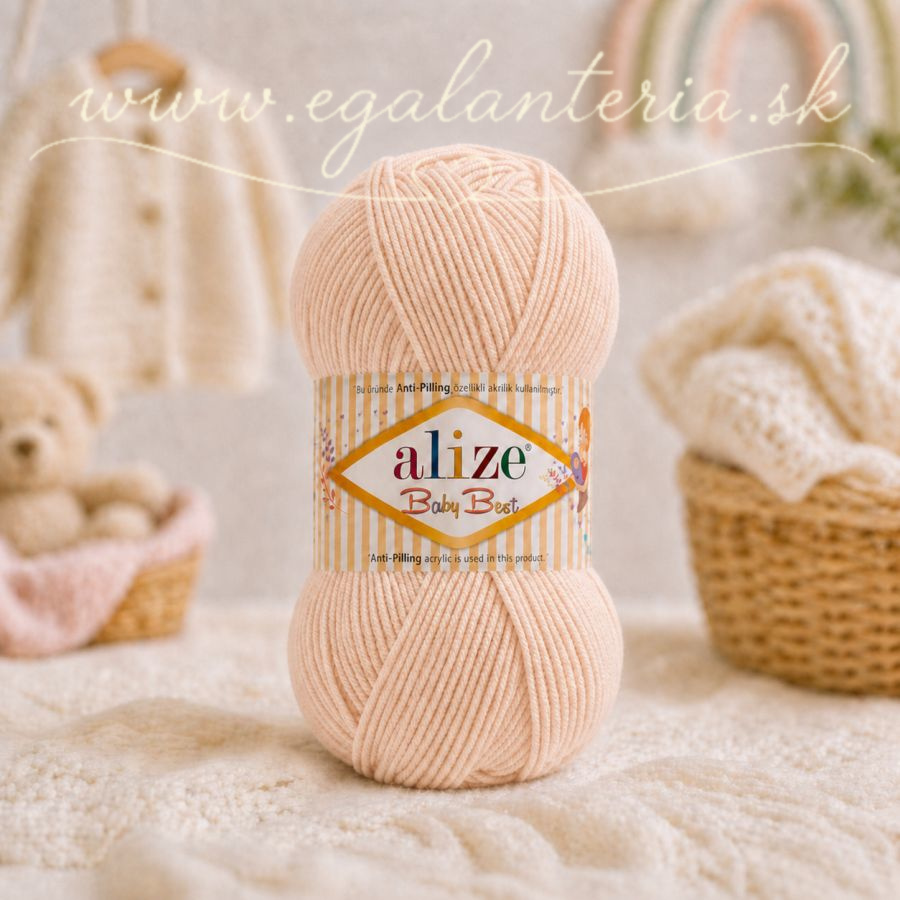Alize Baby Best 382 - svetlá pudrová