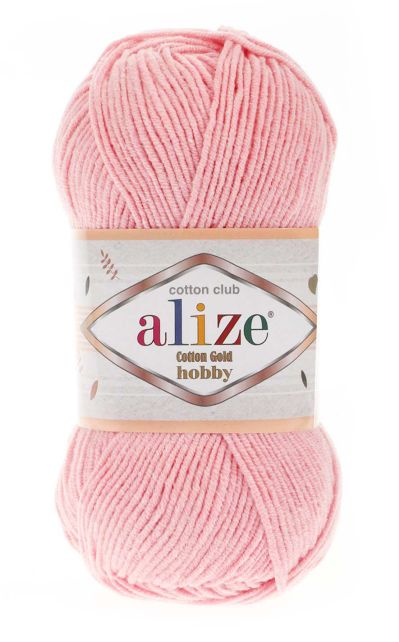 Alize Cotton Hobby 518 - baby ružová