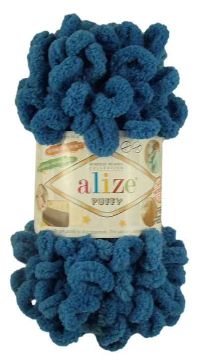 Alize Puffy 637 - indigo modrá
