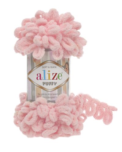 Alize Puffy 638 - baby ružová