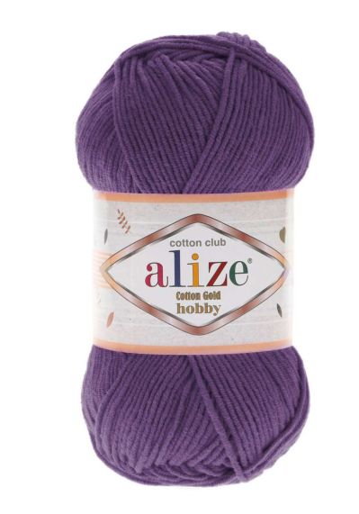 Alize Cotton Gold Hobby 44 - fialová