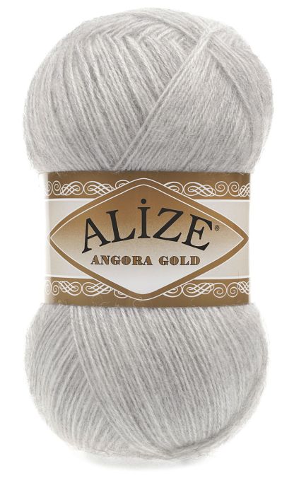 Angora Gold 208 - sivá melange