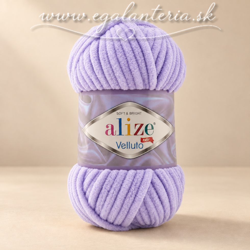 Alize Velluto 146 - svetlá fialová