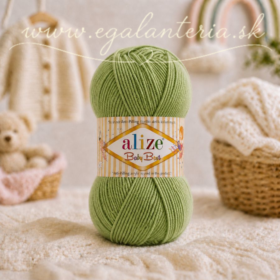 Alize Baby Best 485 - zelená