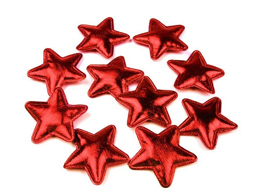 Hviezda 30 mm - červená