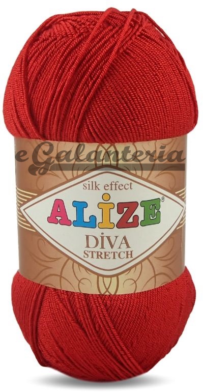 Diva Stretch 106 - červená