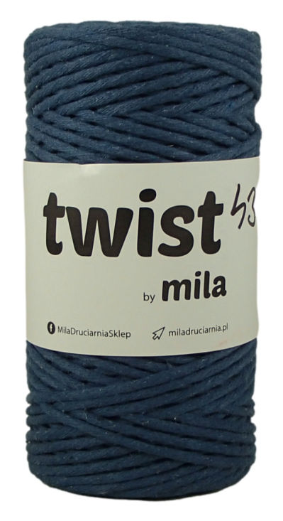 Twist 43 - denim modrá 100 m