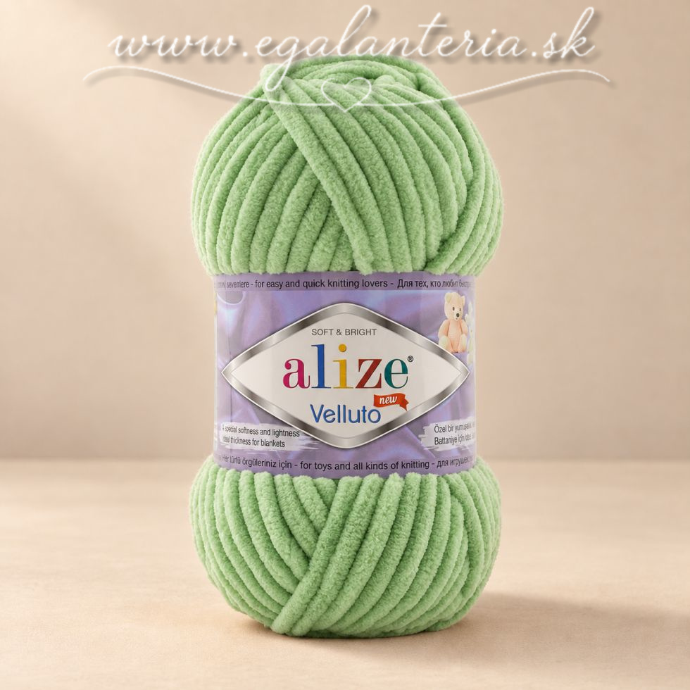 Alize Velluto 103 - svetlozelená
