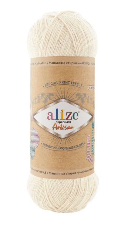 Alize Superwash Artisan 01 - maslová
