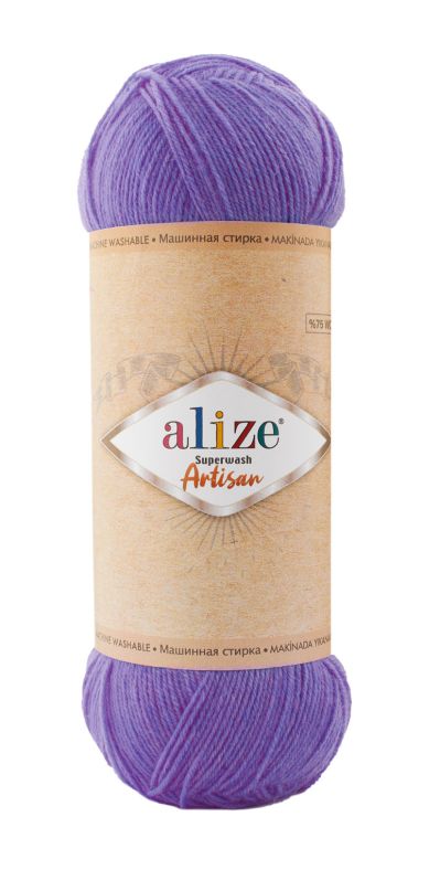 Alize Superwash Artisan 44 - fialová