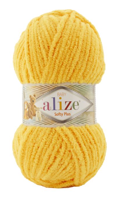 Alize Softy Plus 216 - žltá