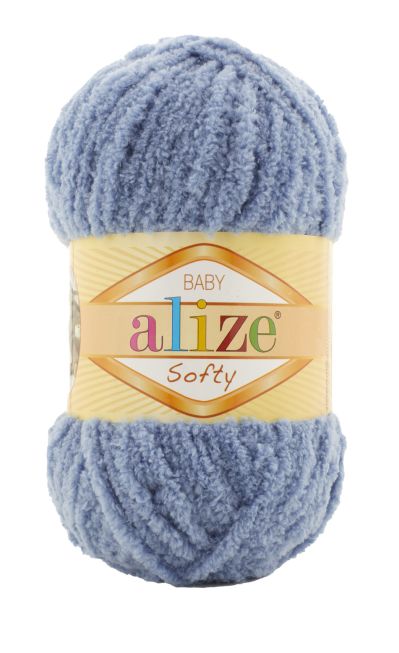 Alize Softy 374 - jeansová modrá