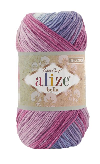 Bella Batik 3686  - fialovo/ ružové