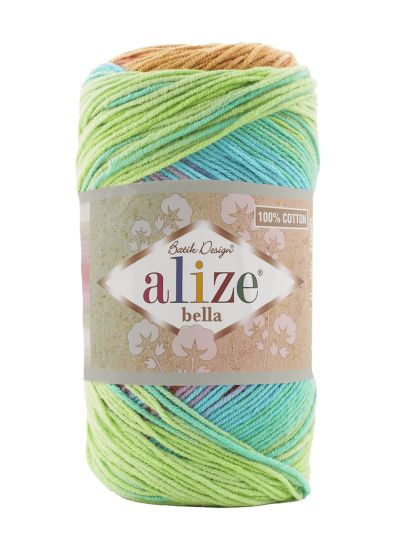 Bella Batik 4530 - modro/zeleno/oranžové