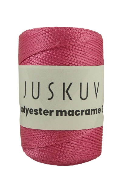 Polyester macrame Juskuv 16 - fuksia