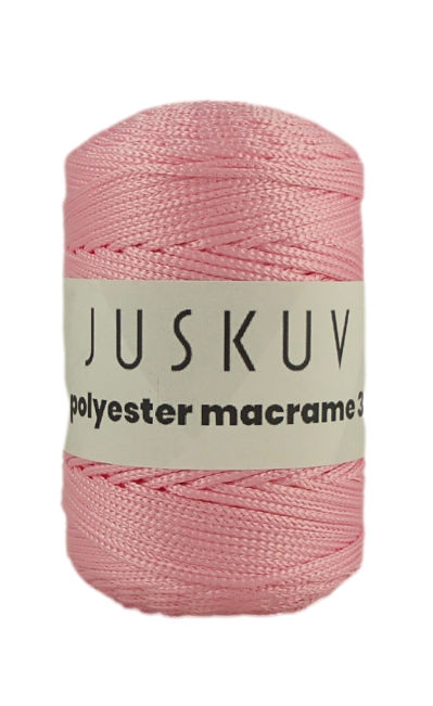 Polyester macrame Juskuv 17 - ružová