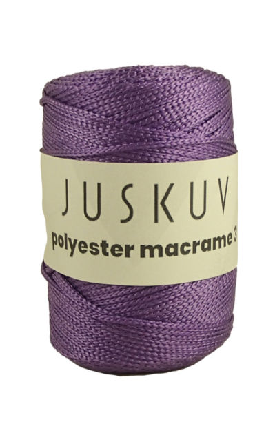 Polyester macrame Juskuv 45 - fialová