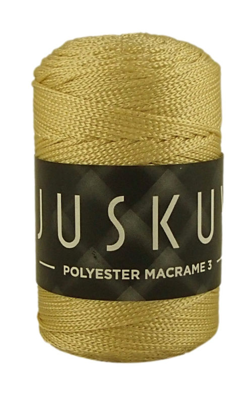 Polyester macrame Juskuv 49 - svetložltá