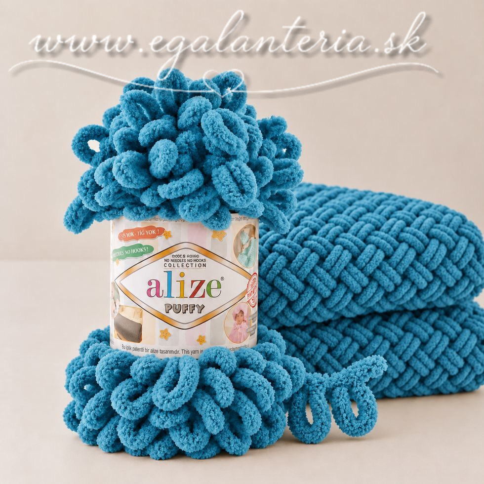 Alize Puffy 294 - svetlá petrolejová
