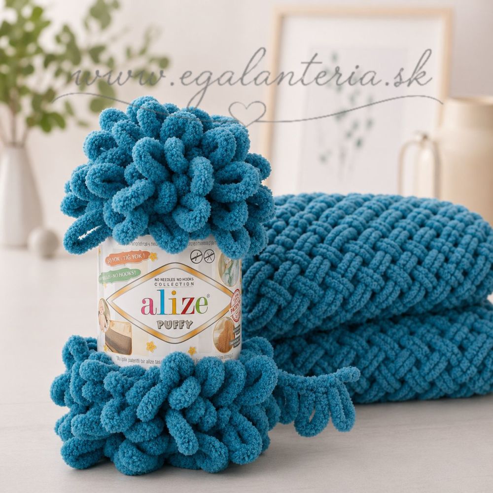 Alize Puffy 294 - svetlá petrolejová