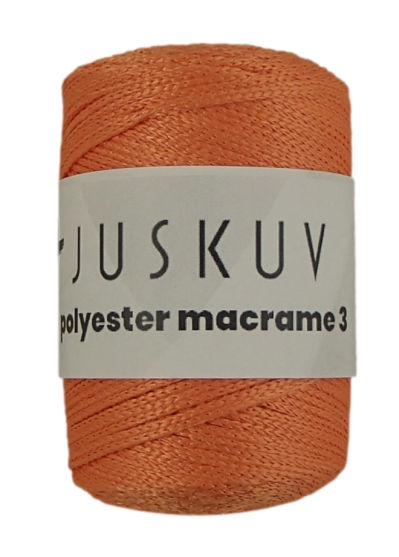Polyester macrame Juskuv 77 - oranžová