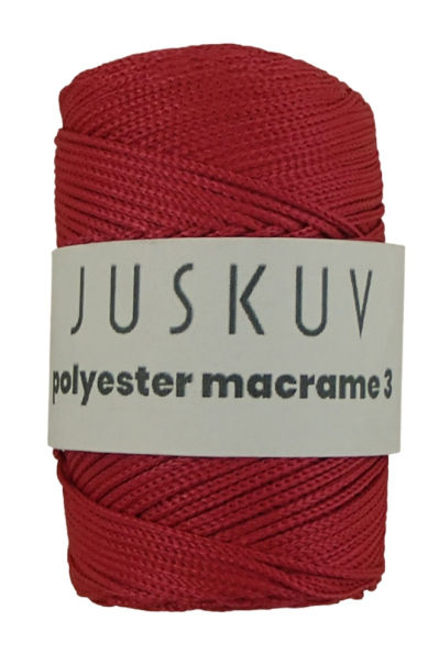 Polyester macrame Juskuv 43 - divoká ruža