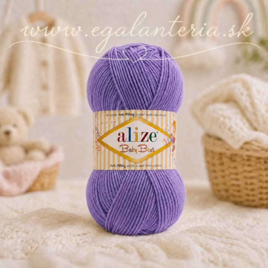 Alize Baby Best 851- fialová