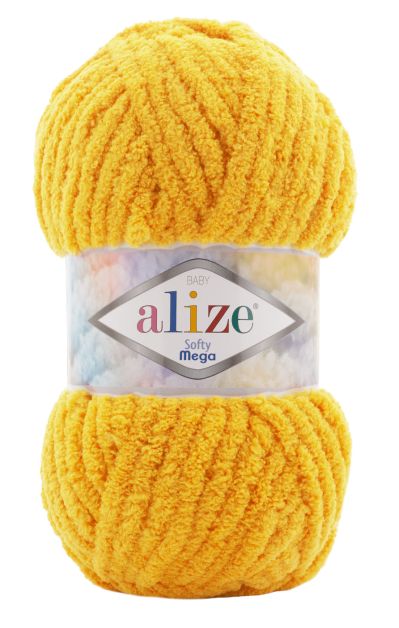 Alize Softy MEGA 216 - žltá