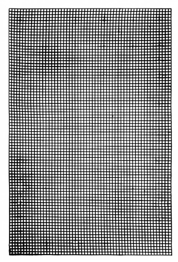 Plastová kanava / mriežka tapiko 32,8x50,5 cm čierna