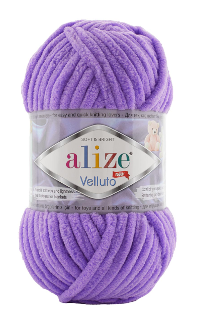 Alize Velluto 43 - svetlá fialová