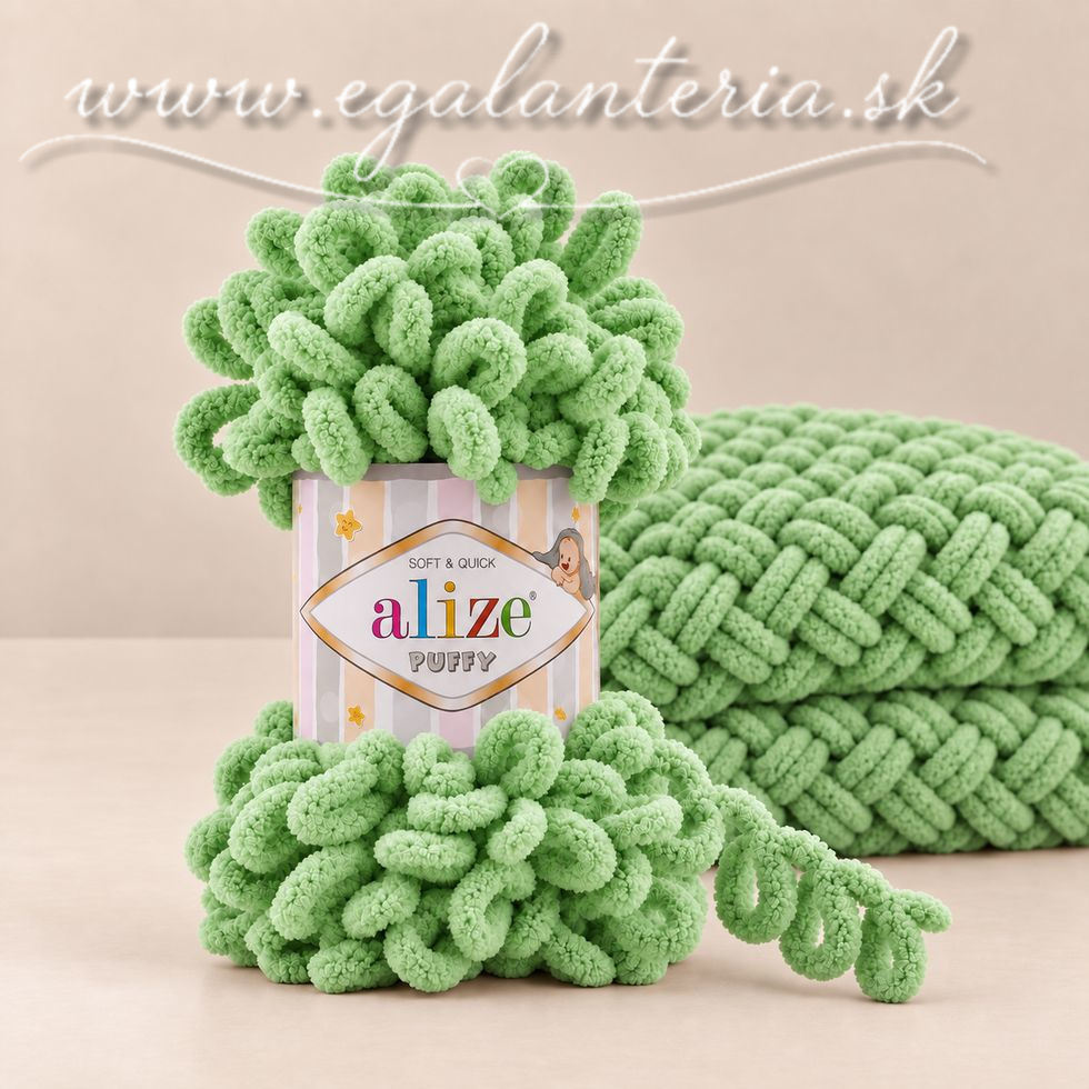 Alize Puffy 103 - svetlozelená