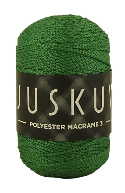 Polyester macrame Juskuv 35 - zelená