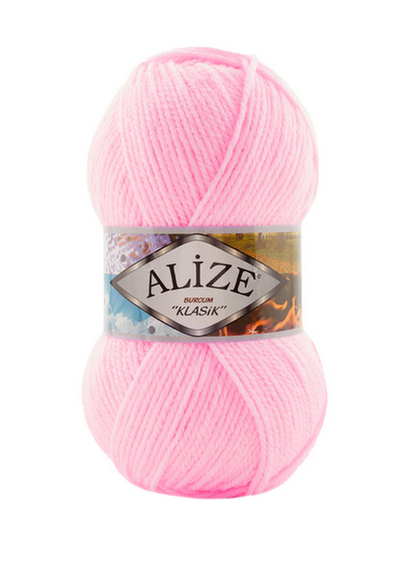 Alize Burcum Klasik 185 - baby ružová