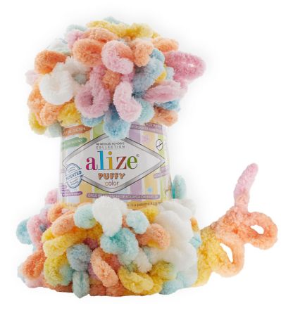 Alize Puffy Color 6521 - pastelové farby