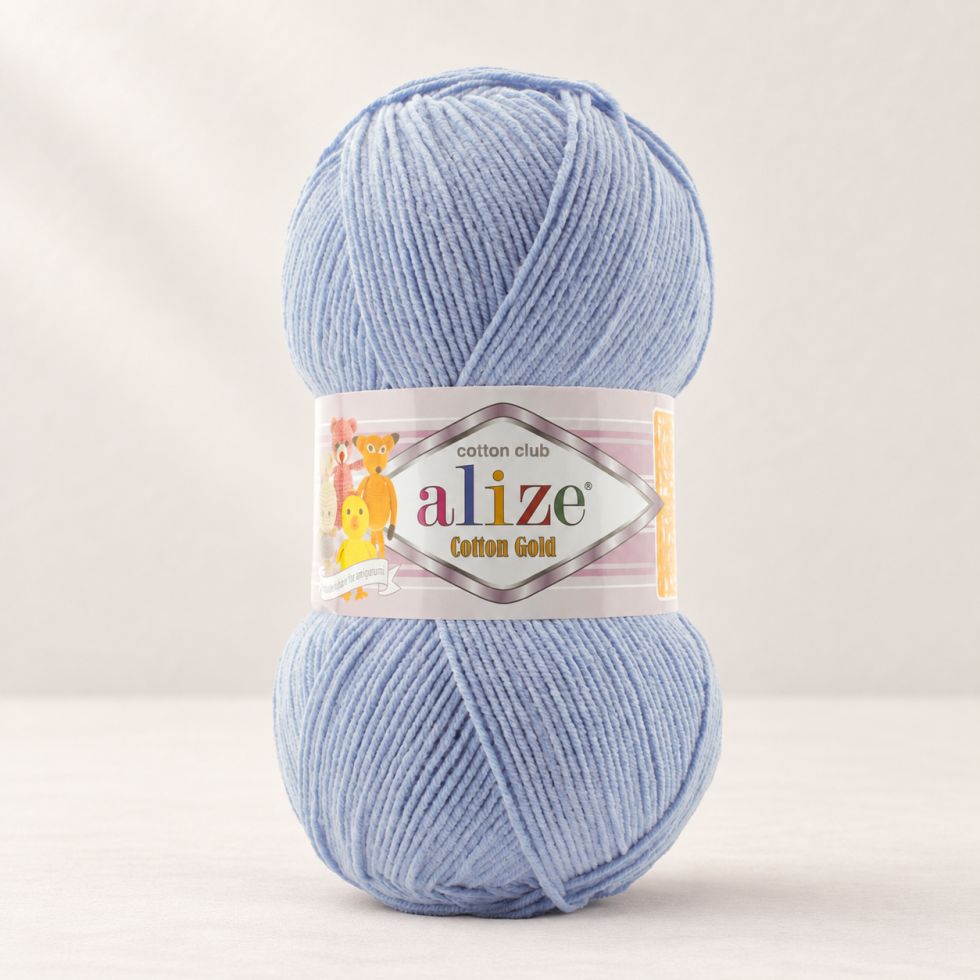 Alize Cotton Gold 481 - svetlá modrá