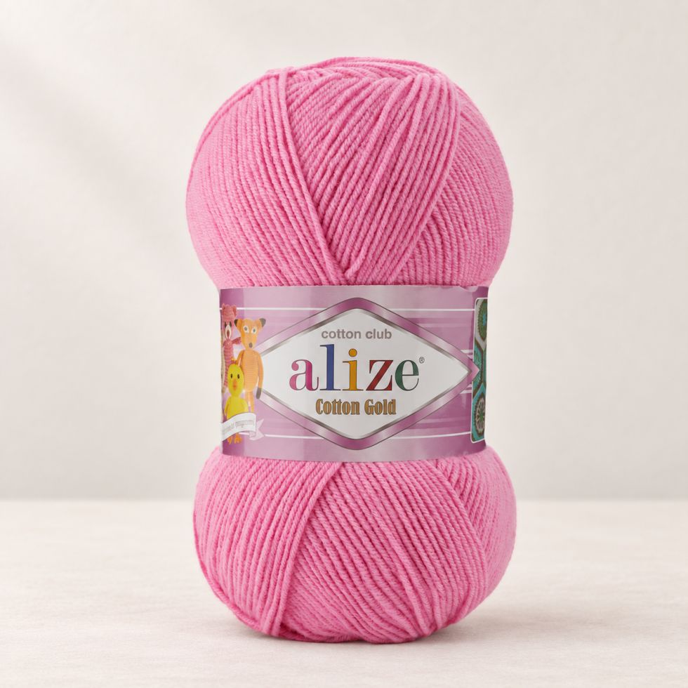 Alize Cotton Gold 264 - ružová